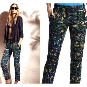 Derek Lam Design Nation Womens Size 8 Capri Nightshade Crop Skinny Stretch H